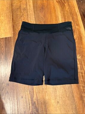 The North Face Women's Black Athletic Shorts with Wide comfy Waistband